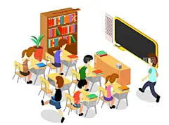 卡通学生素材  - 源文件下载【酷图网】卡通学生素材,开学季,学生卡通,上学课堂,图案,免扣PNG,免扣素材,海报设计,AI源文件