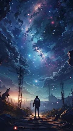 超燃星空壁纸！监控人主题来袭