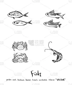 食品菜单插图