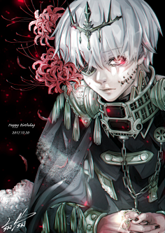 食尸鬼゛1东京喰种:re  东京食尸鬼:re  六月透 动漫 头像  插画 唯美