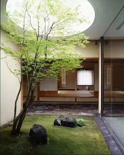自然之安宁，新中式禅意庭院赏析图片_景观图片素材-花瓣网