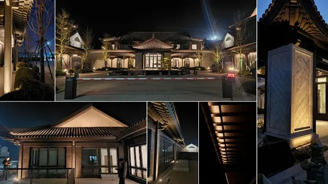 绿城燕语桃源小镇 夜景灯光设计-花瓣网
