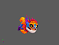 Dragonvale World: Marigold Baby Animations, Deanna Schneider : Here's the animations I did for the Baby Marigold! Little puppy dragon was a lot of fun.
