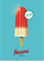 Hansens Posters 冰淇淋海报设计2012