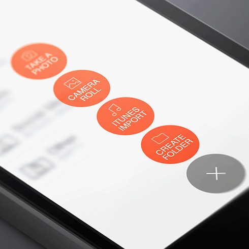 由卡罗尔ortyl加号按钮动画