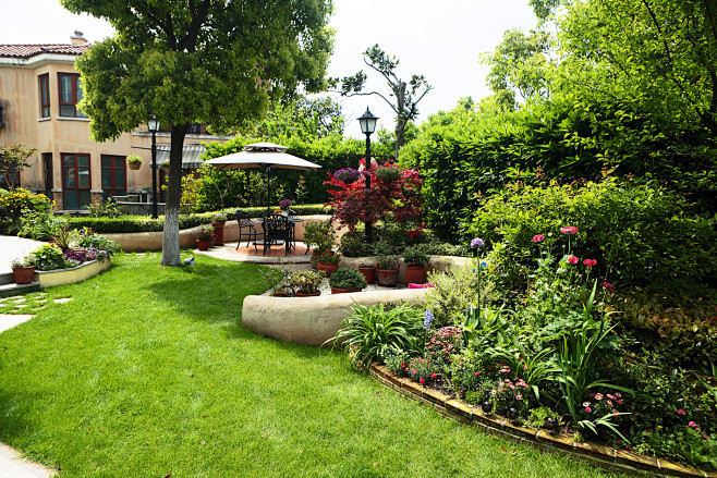 溢柯花园花园设计别墅私家花园商业景观上海景观设计公司庭院设计阳台