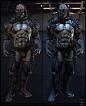 Parasite Soldier Next Gen Version based on MGSV , Csaba Molnar : I did this guy almost 3 years ago as a part of my training at Kojima Production LA. I had the pleasure to make my own in-game character based on the amazing Yoji Shinkawa's Concept while I w