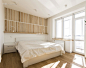 白色简约现代卧室-室内设计效果图