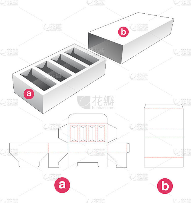 包装盒模切模板
