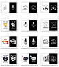 简洁理发店标志徽章logo图标封面模板 矢量设计素材 G1181-淘宝网