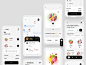 Food Mobile App-UI/UX Design by Tazrin on Dribbble
