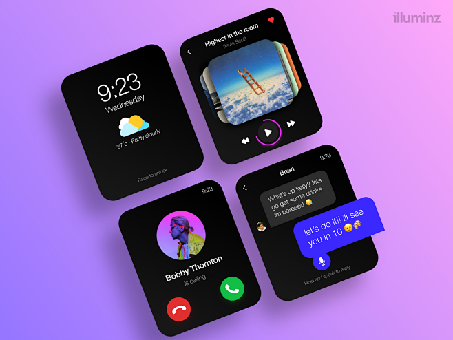 Apple watch UI snipp...