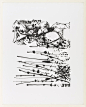 Untitled from an untitled portfolio
艺术家：杰克逊·波洛克
年份：1951
材质：Screenprint
尺寸：73 x 58.5 CM