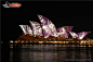 悉尼歌剧院夜景图片素材