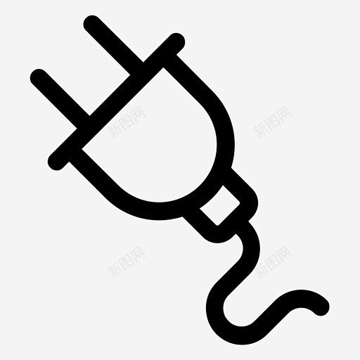 插头电气插件图标 UI图标 设计图片 免费下载 页面网页 平面电商 创意素材
