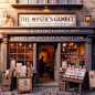 This may contain: an entrance to the mystic's gambit store