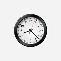 黑色的时钟免抠素材_新图网 https://ixintu.com 手绘 时钟 黑色