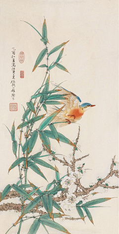 Aida-22采集到中式国画花鸟