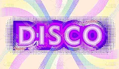 retro disco background