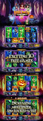 If you loved the original Halloween Fortune slot by Playtech, then you’ll be pleased to know there’s a sequel slot on the way!  --  #Playtech #OnlineSlot #Halloween