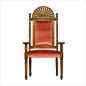 欧式复古古典实木餐椅 奢华大气别墅主餐椅 书椅子 休闲椅
