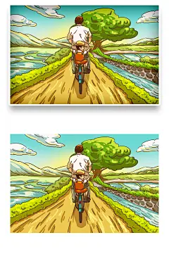 小清新手绘卡通1125感恩节插画海报