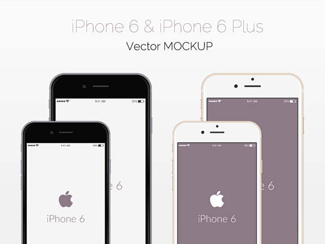 Vector iPhone 6 Mock...