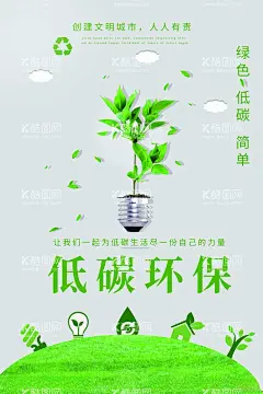 低碳环保  - 源文件下载【酷图网】环保,环保海报,环保展板,环保宣传,保护环境