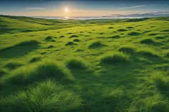 草坪自然风光摄影图