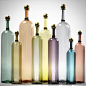 #aglow in their #newness at the @addesignshow #skinny #bottles from #vetrovero! #glassdesign #modernism #smoky #palette #colorways #handblown #design #interiordesign #sleek by @vetrovero @thegobletninja @josiegluck