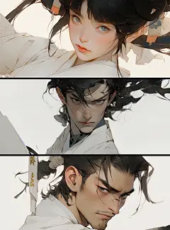 {AI系列}东方插画（场景，角色）（卡通，写实）