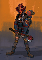 post apocalypse fire fighter