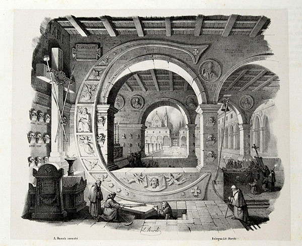 Antonio Basoli绘画作品，这...