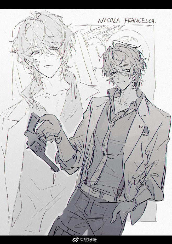 #虔诚之花的晚钟# 提问：这两个男人到底...