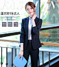 秋冬职业装女装女士西装马甲套装西服正装两件套面试工作服工装女-tmall.com天猫