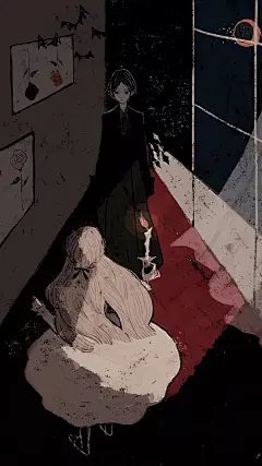 动漫壁纸，哥特，暗黑又治愈，