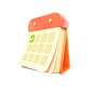 3D日历，日历，日期，3D图标，日历icon