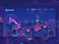 智能城市app网页设计的未来设计ui插图插图