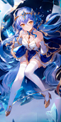 莱依拉 俯视 坐 星空