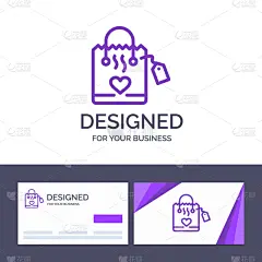 手包,创造力,名片,品牌名称,模板,可爱的,玫瑰,请柬,蛋糕,爱