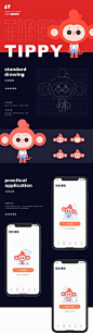 小猴AI课-品牌IP吉祥物Tippy驾到！|平面|吉祥物|小猴AI课 - 原创作品 -  ()