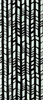 equilter.com, this design looks like bamboo shoots. the designer has creatred a pattern with the layering of the thick vertical lines. thereis intrest added to the design by the horizontal lines. the target audience for this design is people who are inter