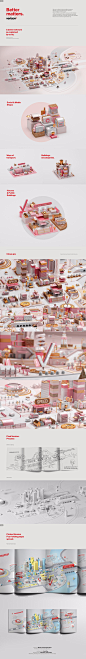Verizon - A better network as explained by a city on Behance