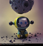 Moonman Urban Vinyl Toy, Scott Wetterschneider (3D)