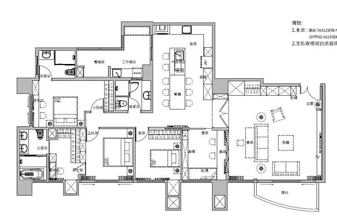floor plan室内设计 家居 家具...