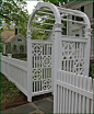 Arbor with Chippendale Panels