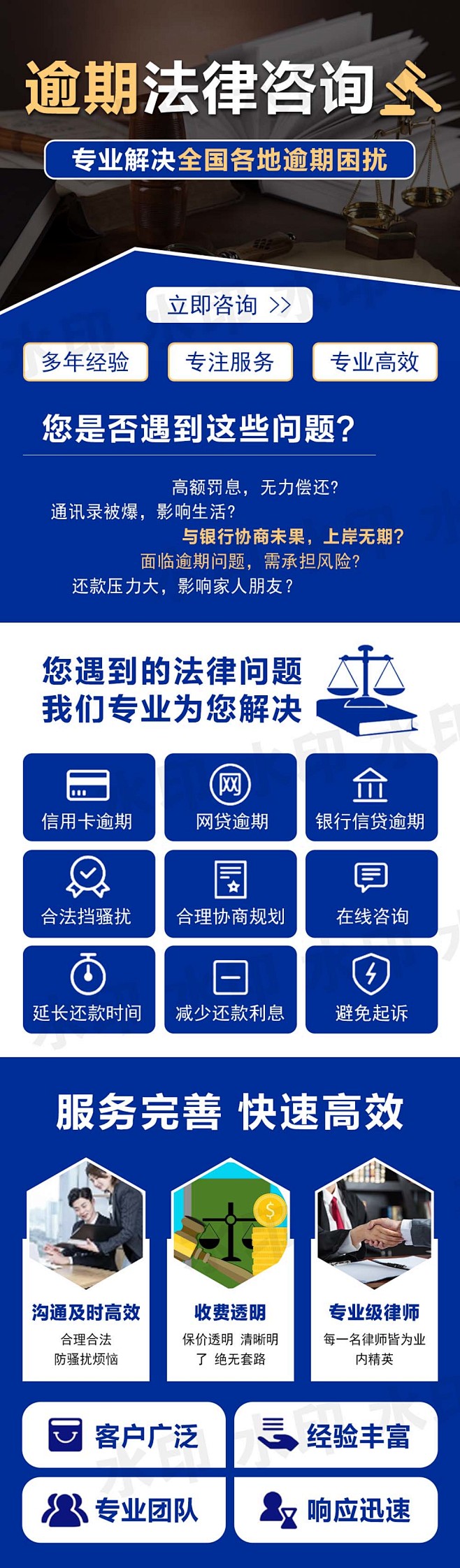 逾期水印