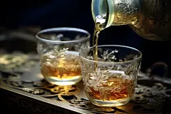 酒水玻璃酒杯洋酒白酒倒酒图片摄影图