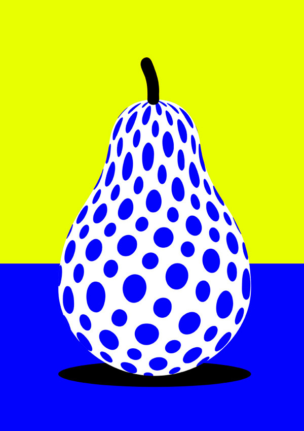 forbiddenfruitminimalcolourfruitstudyinillustrator