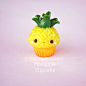 2,753 Likes, 48 Comments - Meghan (@theclaycroissant) on Instagram: “Here's a little pineapple cupcake that was part of the fruit themed cupcake custom order from a…”